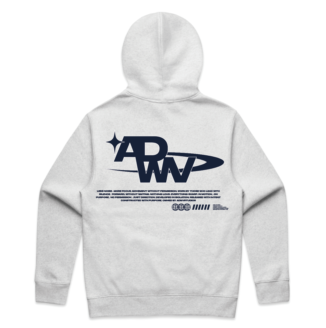 LESS NOISE MORE FOCUS HOODIE