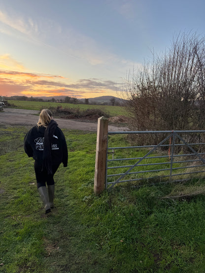 BUILT FOR THE OUTDOORS BLACK HOODIE