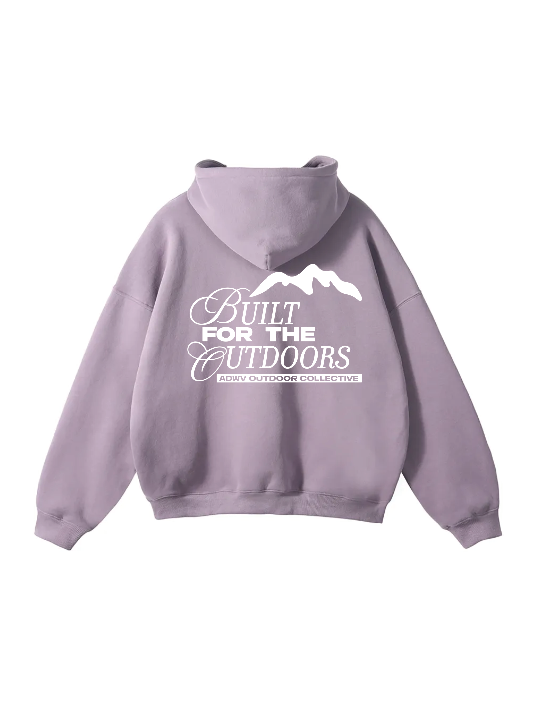 BUILT FOR THR OUTDOORS MAUVE HOODIE