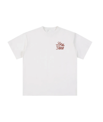 let me grow white tee