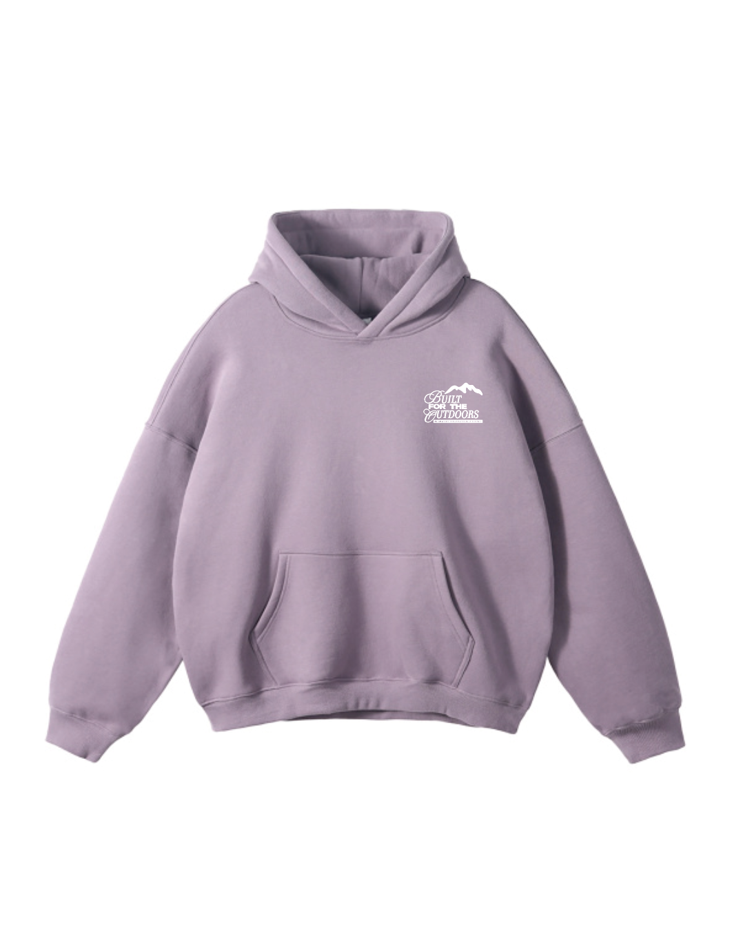 BUILT FOR THR OUTDOORS MAUVE HOODIE