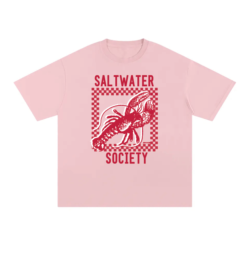 lobster pink tee