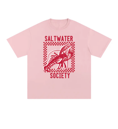 lobster pink tee