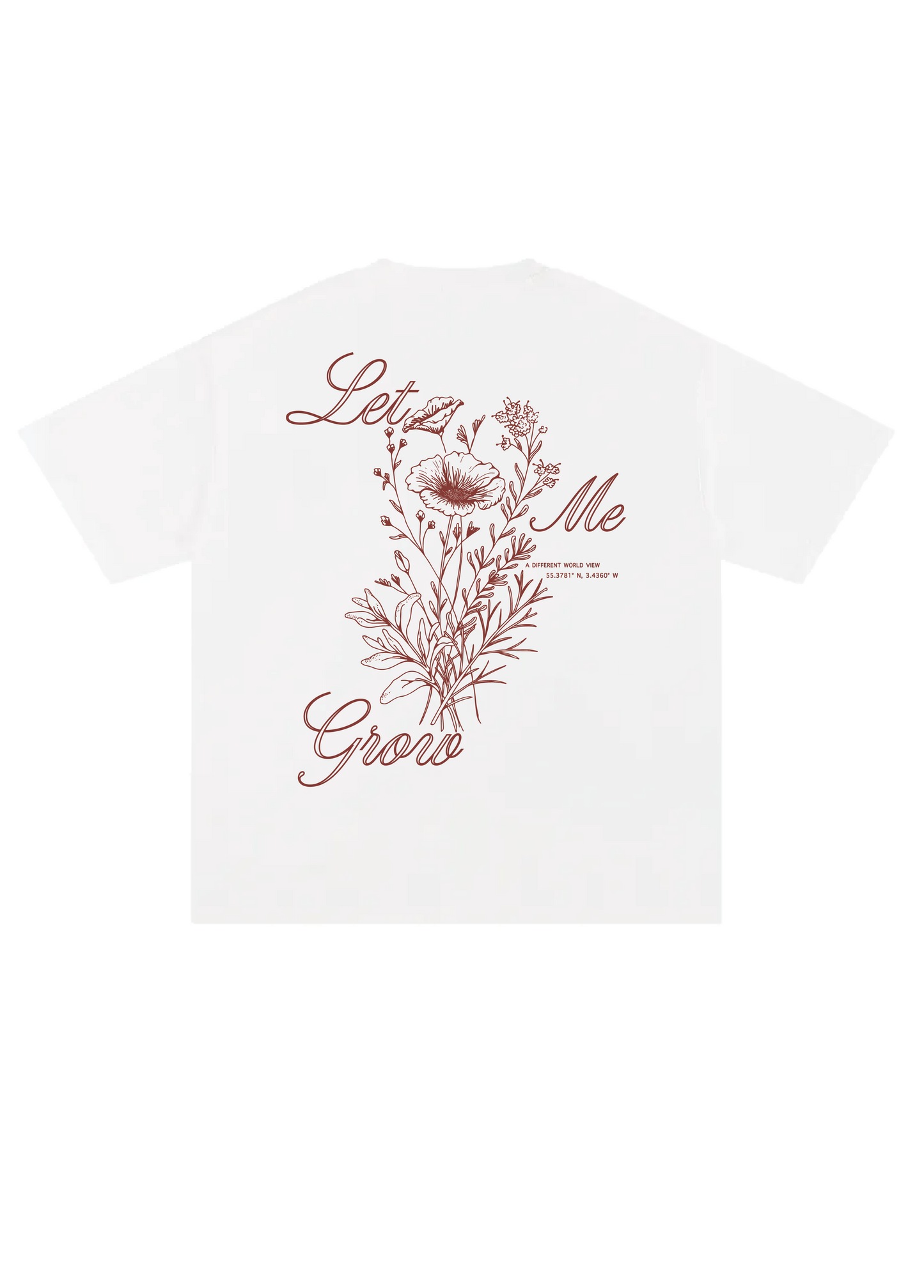 let me grow white tee