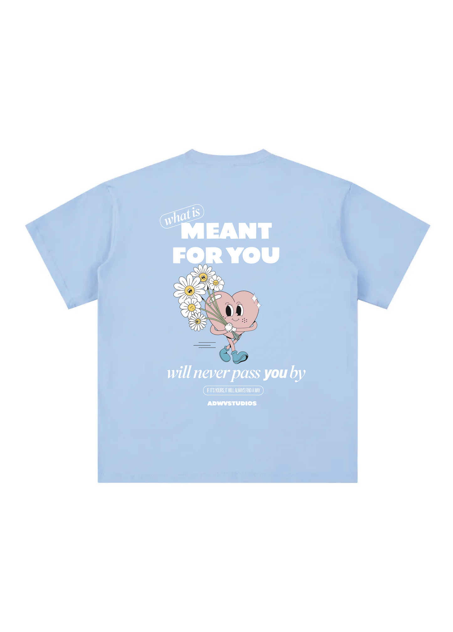 what is meant for you blue tee