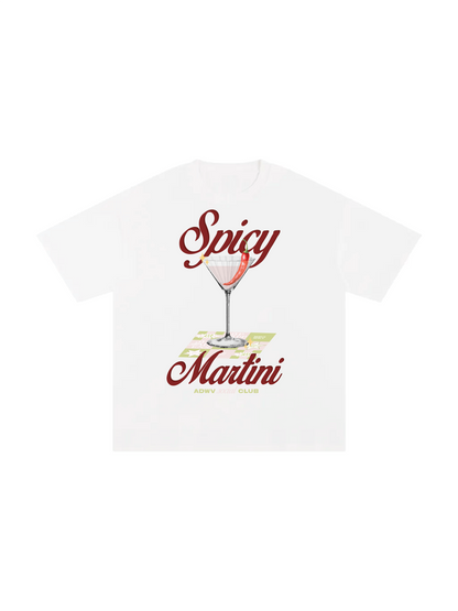 spicy martini white tee